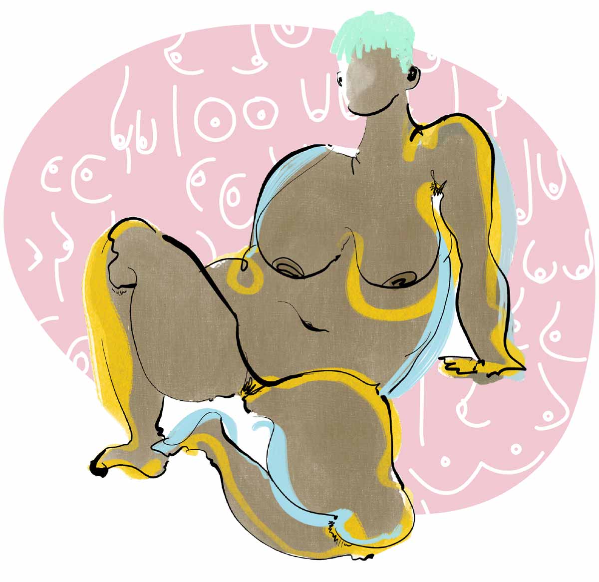 The Boob Whisperer – Mental health – Illustration by In The Nud